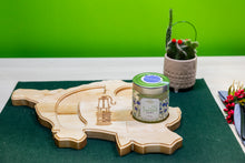 Lade das Bild in den Galerie-Viewer, Saarlandbrett aus Holz - Bergmanns Edition mit Sämpf