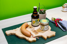 Lade das Bild in den Galerie-Viewer, Saarlandbrett aus Holz - Bergmanns Edition mit Sämpf