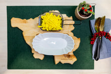 Lade das Bild in den Galerie-Viewer, Saarlandbrett aus Holz - Currywurst & Pommes Edition