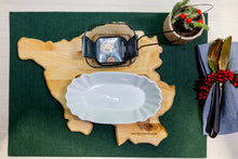 Lade das Bild in den Galerie-Viewer, Saarlandbrett aus Holz - Currywurst & Pommes Edition