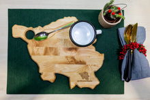 Lade das Bild in den Galerie-Viewer, Saarlandbrett aus Holz - Frühstücks Edition Löffel mit Tasse