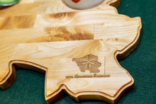 Lade das Bild in den Galerie-Viewer, Saarlandbrett aus Holz - Frühstücks Edition Löffel mit Tasse