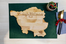 Lade das Bild in den Galerie-Viewer, Saarlandbrett aus Holz - Skyline Edition