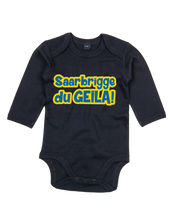 Lade das Bild in den Galerie-Viewer, Babystrampler - Saarbrigge du Geila!