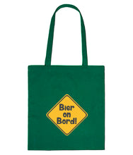 Lade das Bild in den Galerie-Viewer, Einkaufstasche - Bier on Bord (in 8 Farbvarianten)