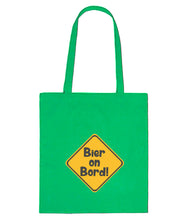 Lade das Bild in den Galerie-Viewer, Einkaufstasche - Bier on Bord (in 8 Farbvarianten)