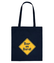 Lade das Bild in den Galerie-Viewer, Einkaufstasche - Bier on Bord (in 8 Farbvarianten)