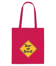 Lade das Bild in den Galerie-Viewer, Einkaufstasche - Bier on Bord (in 8 Farbvarianten)