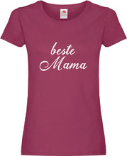 Lade das Bild in den Galerie-Viewer, Girly T-Shirt - Beste Mama Handschrift