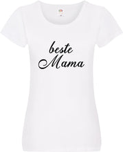Lade das Bild in den Galerie-Viewer, Girly T-Shirt - Beste Mama Handschrift