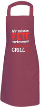 Lade das Bild in den Galerie-Viewer, Schürze - wir müssen Fett verbrennen!