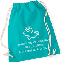 Lade das Bild in den Galerie-Viewer, Gymbag - Einhorn (in 13 Farben)