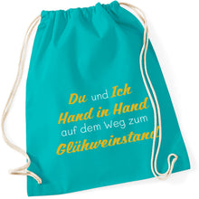 Lade das Bild in den Galerie-Viewer, Gymbag - Hand in Hand zum Glühweinstand (in 13 Farben)