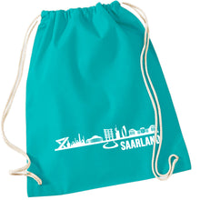 Lade das Bild in den Galerie-Viewer, Gymbag - Skyline Saarland mit Blockschrift