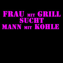 Lade das Bild in den Galerie-Viewer, Girly T-Shirt - Frau mit Grill