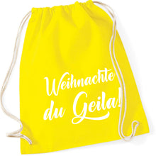 Lade das Bild in den Galerie-Viewer, Gymbag - Weihnachte du Geila! (in 13 Farben)