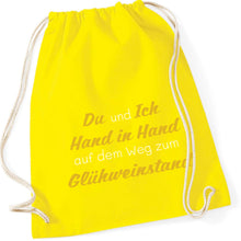 Lade das Bild in den Galerie-Viewer, Gymbag - Hand in Hand zum Glühweinstand (in 13 Farben)