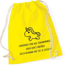 Lade das Bild in den Galerie-Viewer, Gymbag - Einhorn (in 13 Farben)