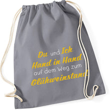 Lade das Bild in den Galerie-Viewer, Gymbag - Hand in Hand zum Glühweinstand (in 13 Farben)