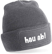 Lade das Bild in den Galerie-Viewer, Beanie Mütze - hau ab!