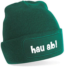 Lade das Bild in den Galerie-Viewer, Beanie Mütze - hau ab!