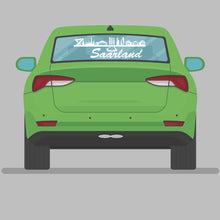 Lade das Bild in den Galerie-Viewer, Saarland Skyline Heckscheibenaufkleber