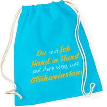 Lade das Bild in den Galerie-Viewer, Gymbag - Hand in Hand zum Glühweinstand (in 13 Farben)