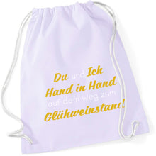 Lade das Bild in den Galerie-Viewer, Gymbag - Hand in Hand zum Glühweinstand (in 13 Farben)