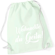 Lade das Bild in den Galerie-Viewer, Gymbag - Weihnachte du Geila! (in 13 Farben)