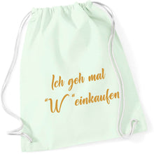 Lade das Bild in den Galerie-Viewer, Gymbag - Weinkaufen (in 13 Farben)