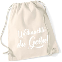 Lade das Bild in den Galerie-Viewer, Gymbag - Weihnachte du Geila! (in 13 Farben)