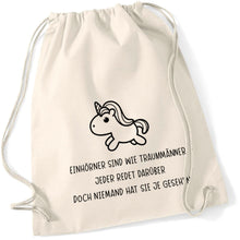Lade das Bild in den Galerie-Viewer, Gymbag - Einhorn (in 13 Farben)