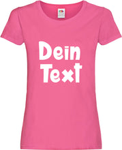 Lade das Bild in den Galerie-Viewer, Girly T-Shirt mit Wunschtext