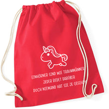 Lade das Bild in den Galerie-Viewer, Gymbag - Einhorn (in 13 Farben)
