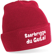 Lade das Bild in den Galerie-Viewer, Beanie Mütze - Saarbrigge du Geila!