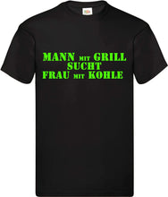 Lade das Bild in den Galerie-Viewer, T-Shirt - Mann mit Grill