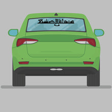 Lade das Bild in den Galerie-Viewer, Saarland Skyline Heckscheibenaufkleber