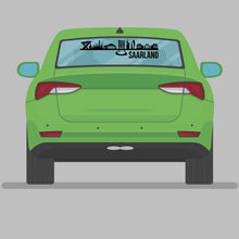 Lade das Bild in den Galerie-Viewer, Saarland Skyline Heckscheibenaufkleber