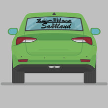 Lade das Bild in den Galerie-Viewer, Saarland Skyline Heckscheibenaufkleber
