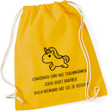 Lade das Bild in den Galerie-Viewer, Gymbag - Einhorn (in 13 Farben)
