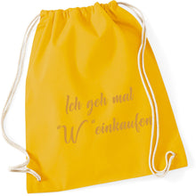 Lade das Bild in den Galerie-Viewer, Gymbag - Weinkaufen (in 13 Farben)