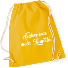Lade das Bild in den Galerie-Viewer, Gymbag - Früher war mehr Lametta (in 13 Farben)