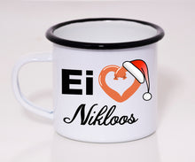 Lade das Bild in den Galerie-Viewer, Emaille Tasse - Ei <3 Nikloos