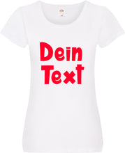 Lade das Bild in den Galerie-Viewer, Girly T-Shirt mit Wunschtext