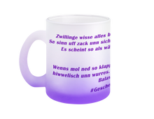 Lade das Bild in den Galerie-Viewer, Sternzeichen Glasbecher Saarländisch