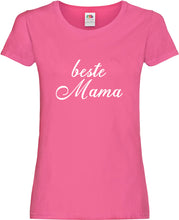Lade das Bild in den Galerie-Viewer, Girly T-Shirt - Beste Mama Handschrift
