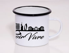 Lade das Bild in den Galerie-Viewer, Emaille Tasse - Saarland Skyline