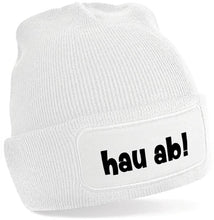 Lade das Bild in den Galerie-Viewer, Beanie Mütze - hau ab!