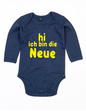 Lade das Bild in den Galerie-Viewer, Babystrampler - hi ich bin die Neue

