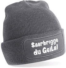 Lade das Bild in den Galerie-Viewer, Beanie Mütze - Saarbrigge du Geila!
